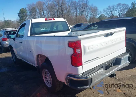 2024 Chevrolet Silverado 1500 2Wd Standard Bed Wt from USA, damaged, VIN 3GCNAAEKXRG328232